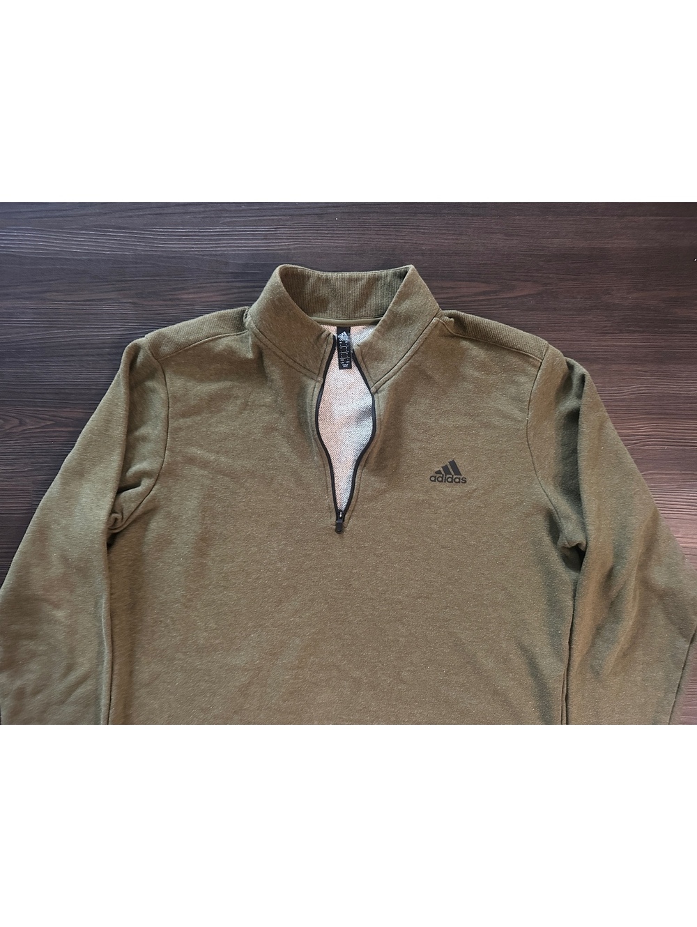 adidas Men's Golf green Quarter Zip Size L